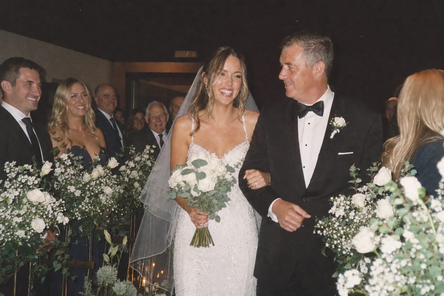 Down the aisle
